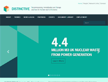 Tablet Screenshot of distinctiveconsortium.org